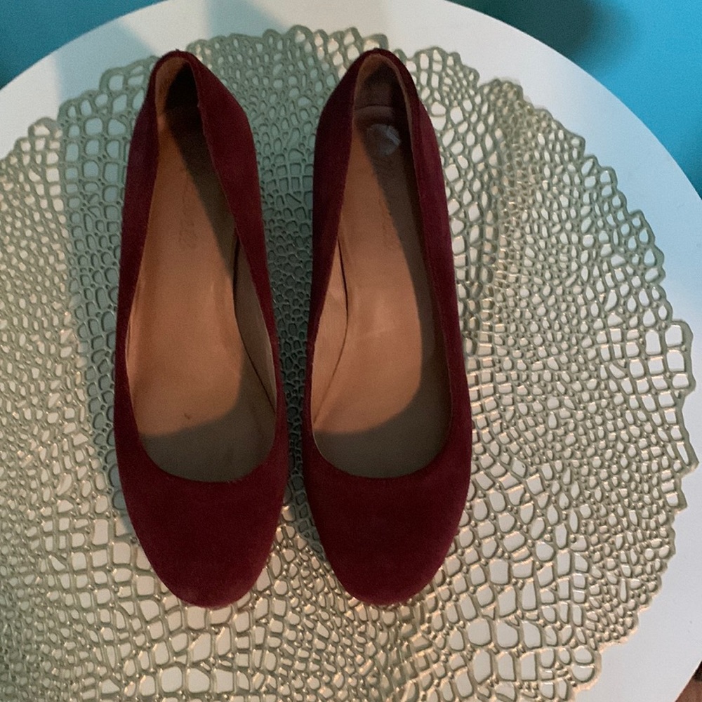 Madewell block heel shoes